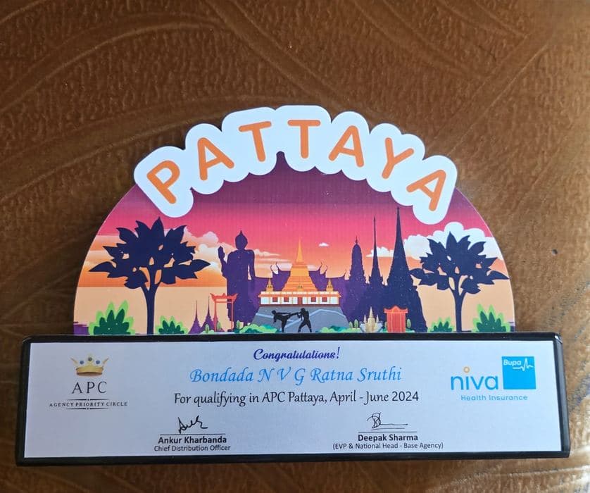 Niva Bupa Bupa Chairman Recognition  International